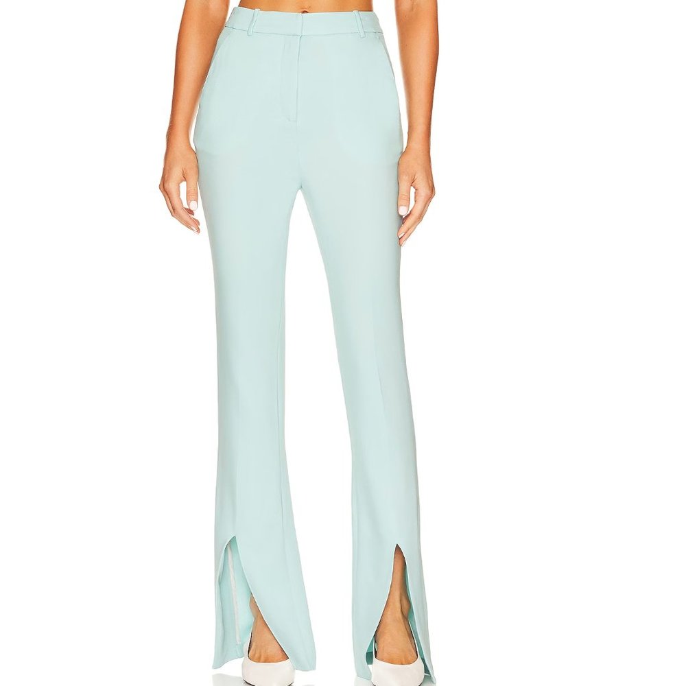 NWT - REVOLVE L'ACADEMIE BLUE NOTCHED PANTS